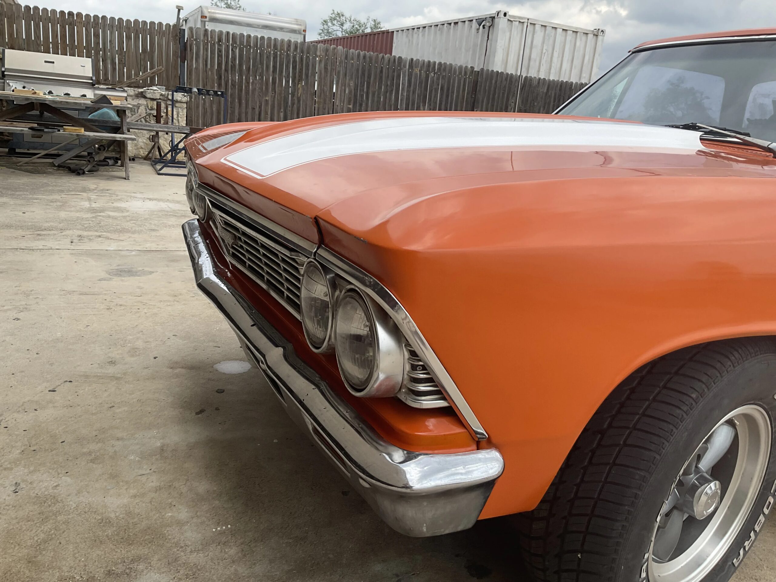 Chevrolet-El-camino-v8-1966-Orange-Black-3
