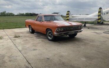 Chevrolet-El-camino-v8-1966-Orange-Black