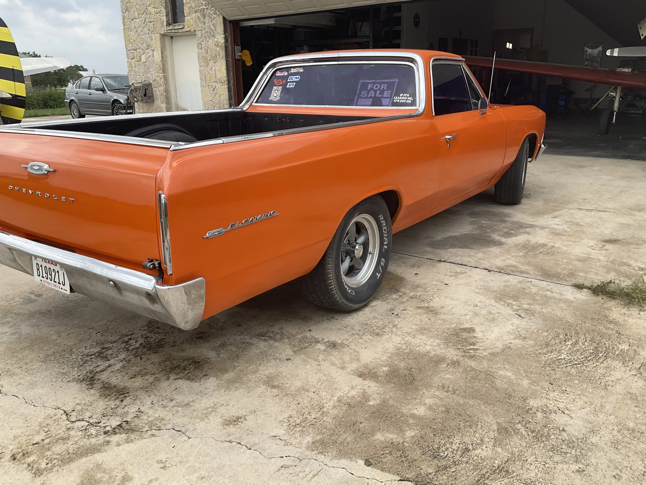 Chevrolet-El-camino-v8-1966-Orange-Black-5