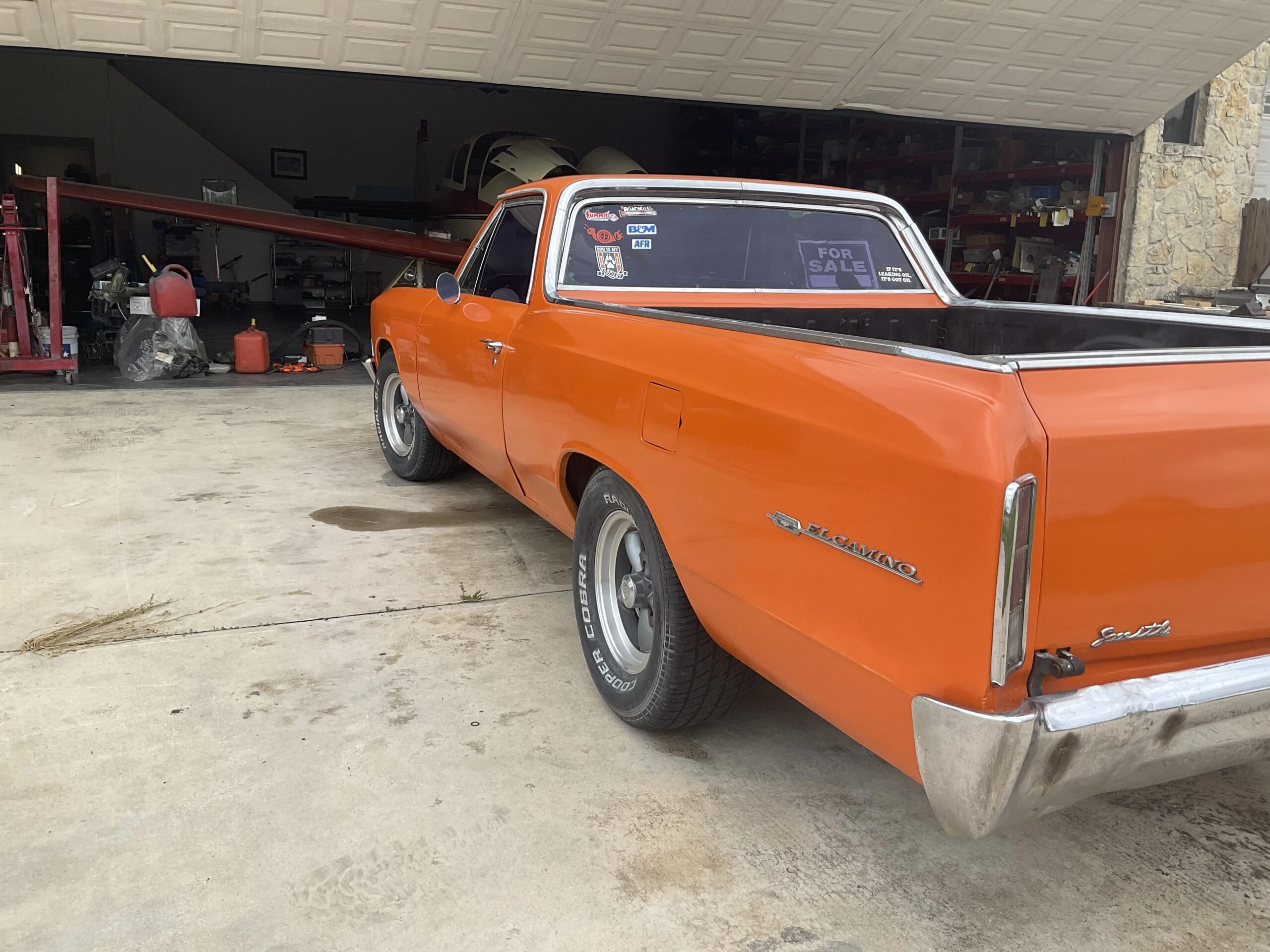 Chevrolet-El-camino-v8-1966-Orange-Black-6