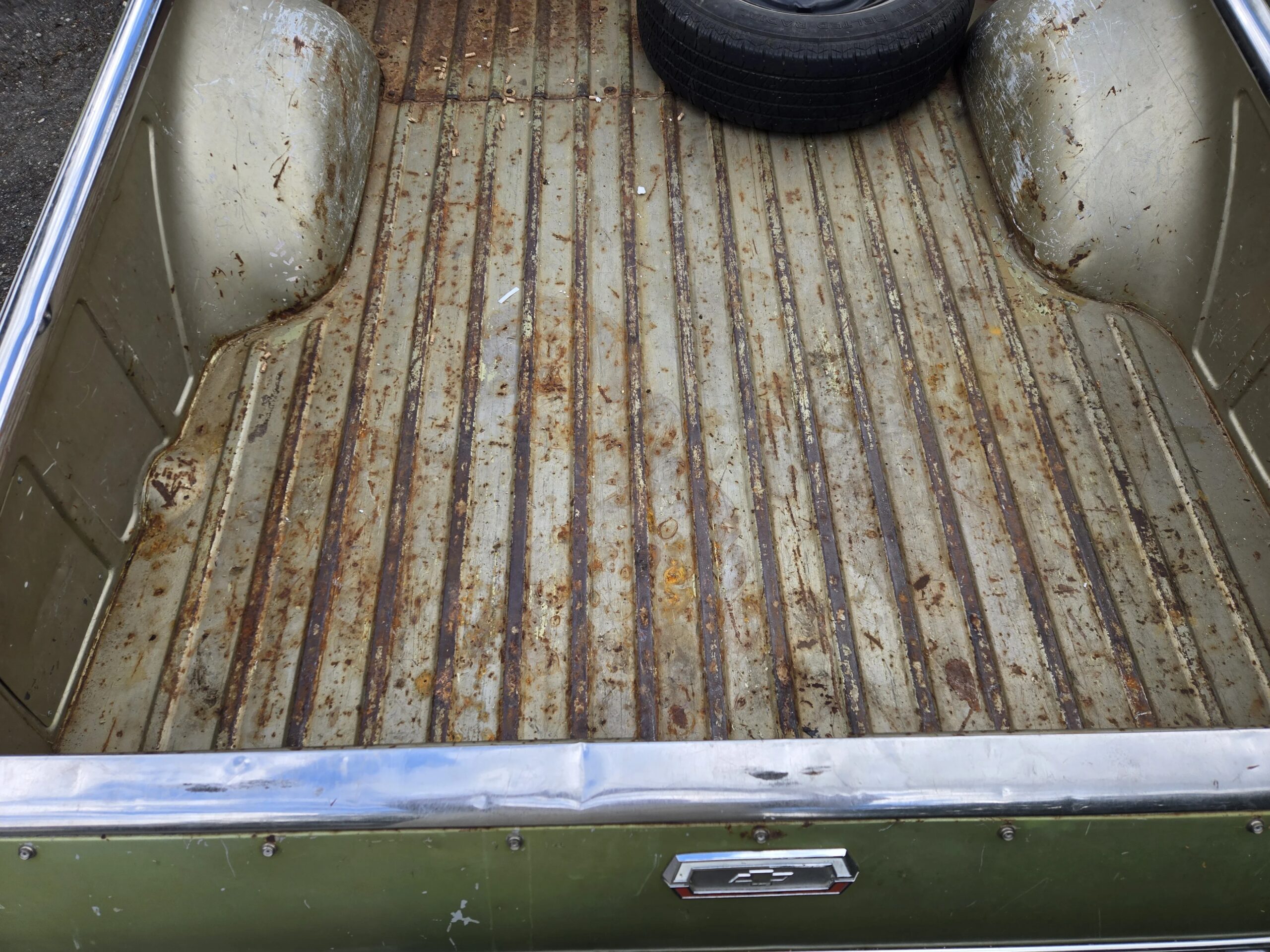 Chevrolet-El-camino-v8-1968-Green-Brown-13