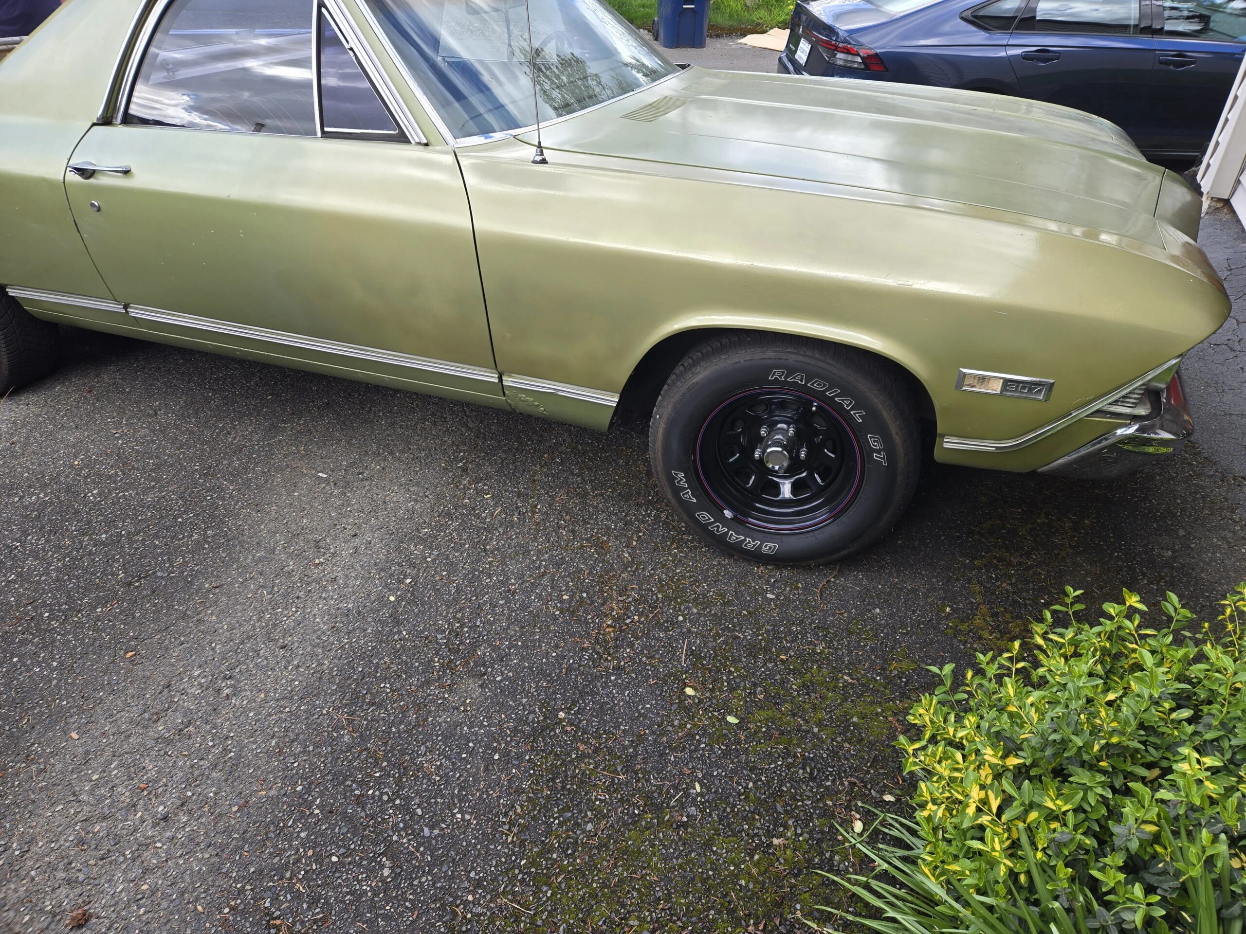 Chevrolet-El-camino-v8-1968-Green-Brown-17
