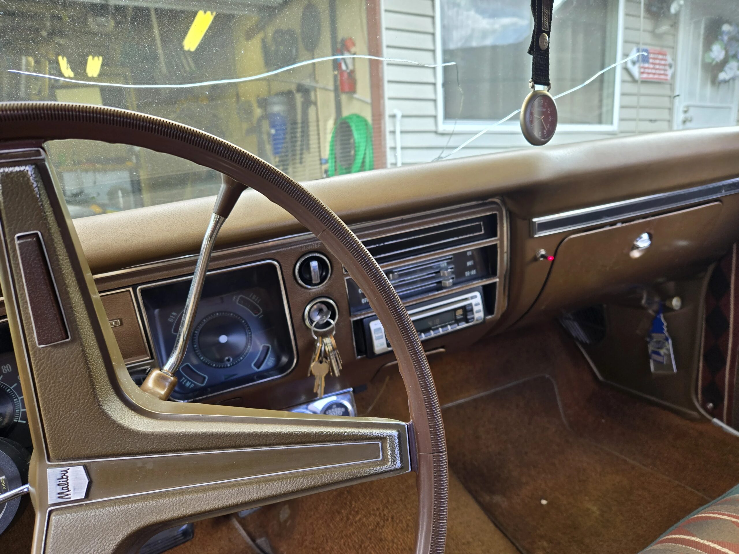 Chevrolet-El-camino-v8-1968-Green-Brown-19