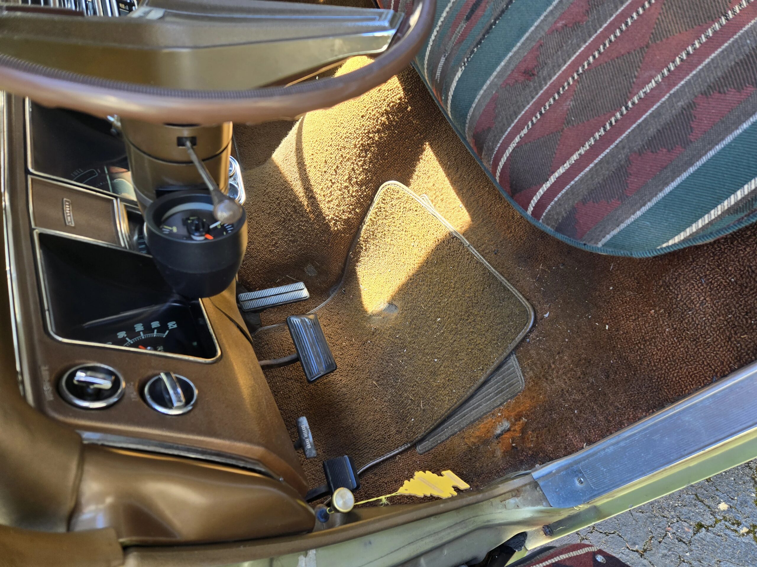 Chevrolet-El-camino-v8-1968-Green-Brown-35