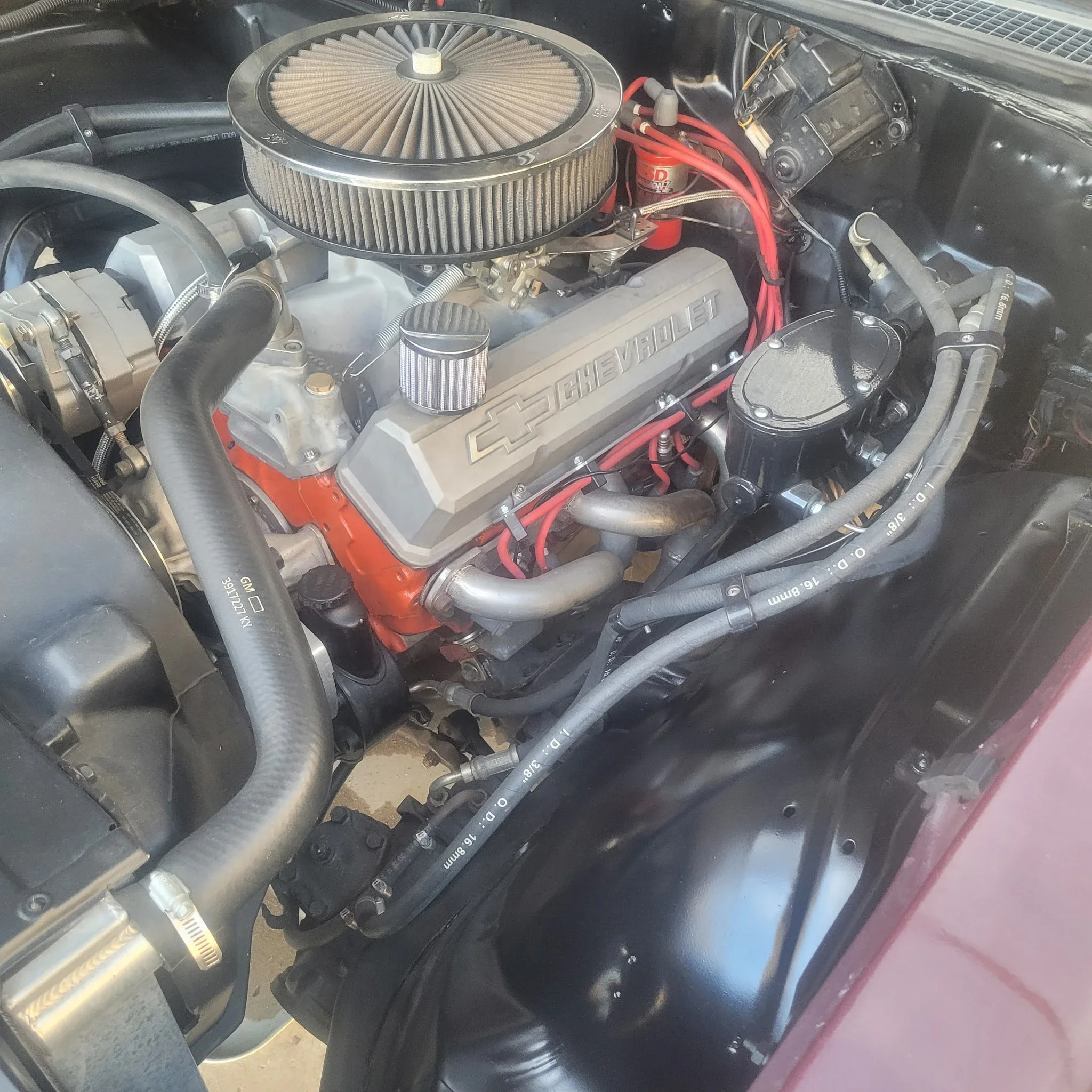 Chevrolet-El-camino-v8-1969-Burgundy-Black-4