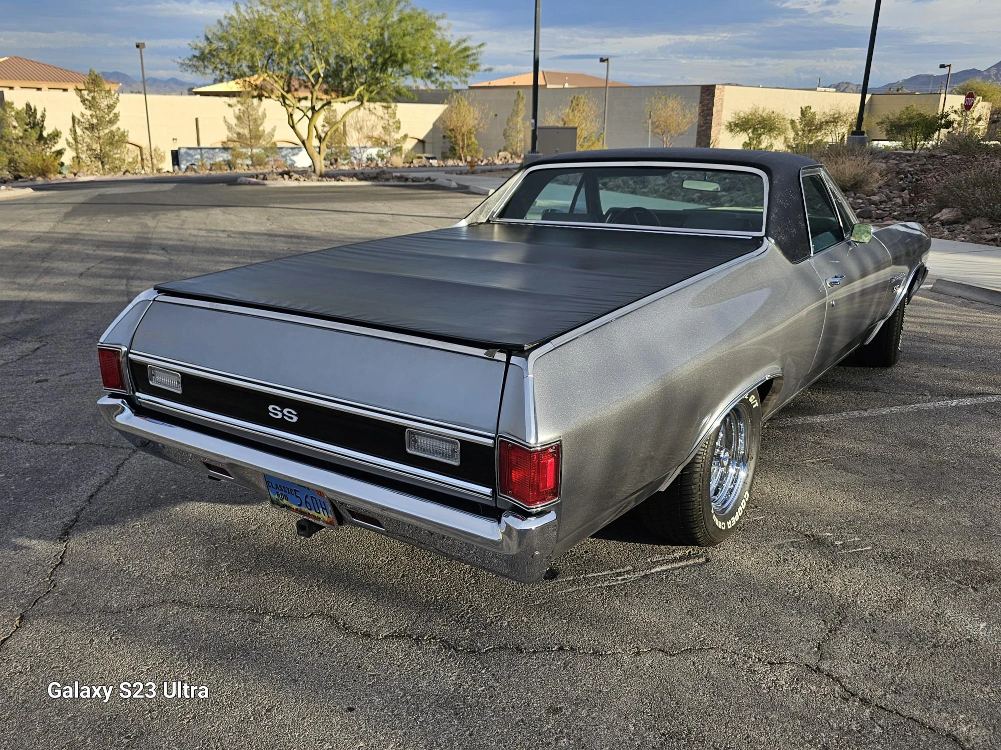 Chevrolet-El-camino-v8-1970-Gray-Black-2