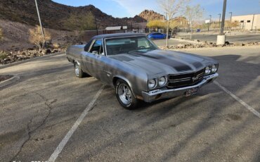 Chevrolet-El-camino-v8-1970-Gray-Black