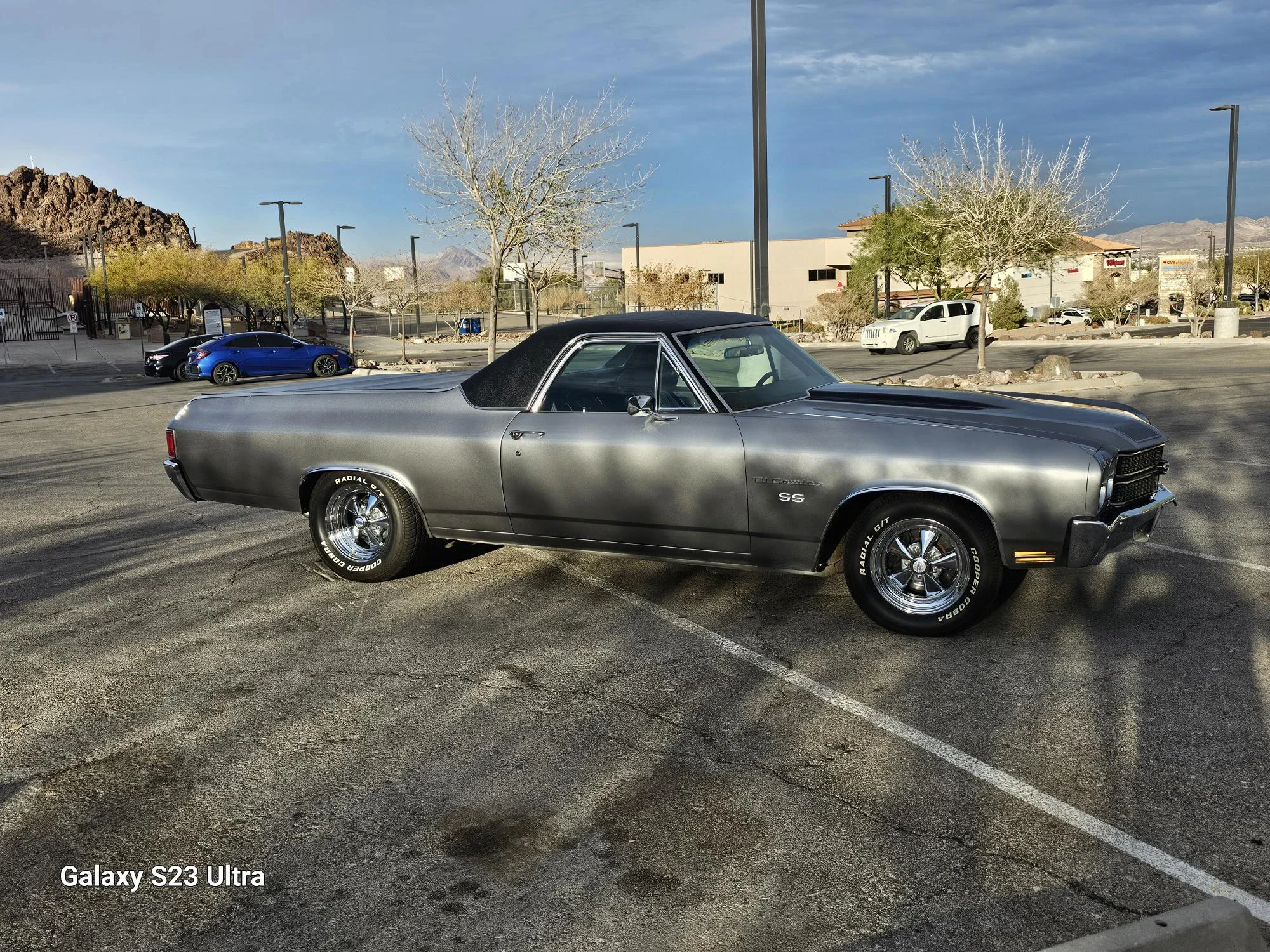 Chevrolet-El-camino-v8-1970-Gray-Black-4