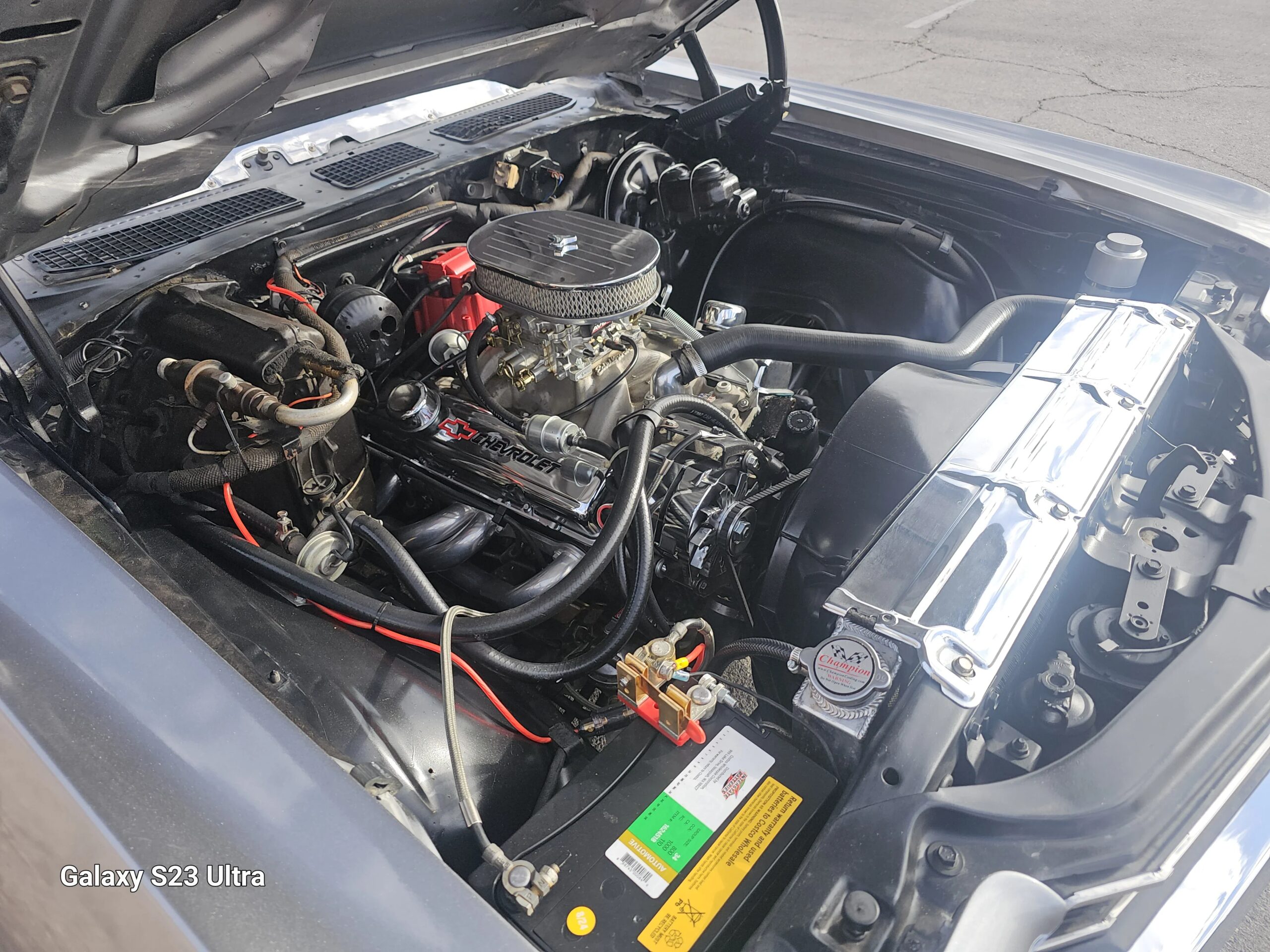 Chevrolet-El-camino-v8-1970-Gray-Black-8