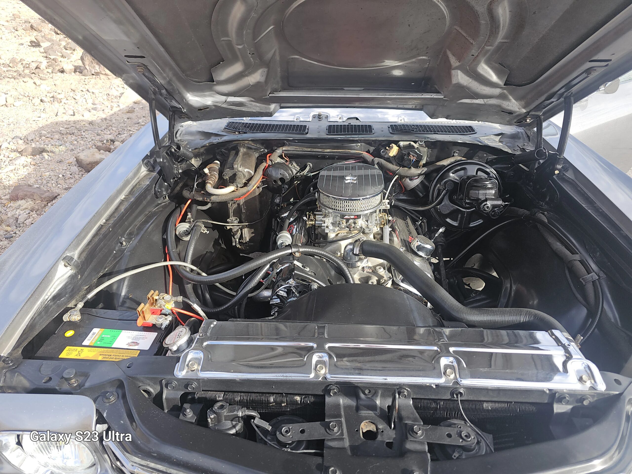 Chevrolet-El-camino-v8-1970-Gray-Black-9