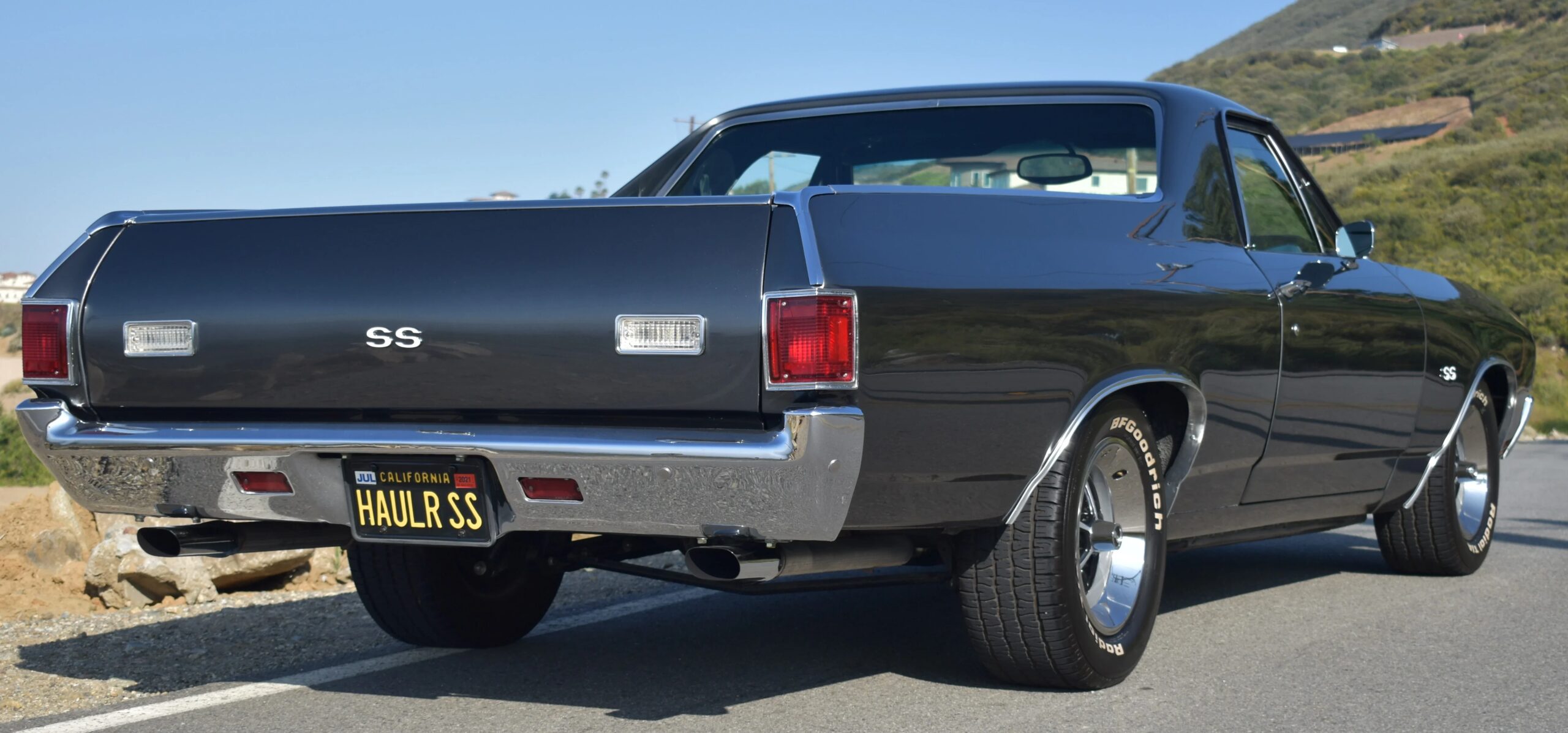 Chevrolet-El-camino-v8-1971-Custom-Black-5