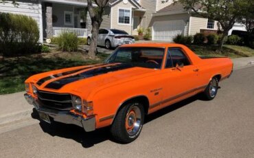 Chevrolet-El-camino-v8-1971-Orange-Black-4