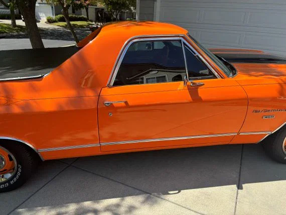 Chevrolet-El-camino-v8-1971-Orange-Black-6