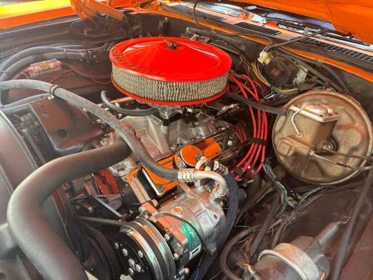 Chevrolet-El-camino-v8-1971-Orange-Black-7