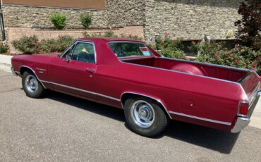 Chevrolet-El-camino-v8-1971-Red-Tan-1