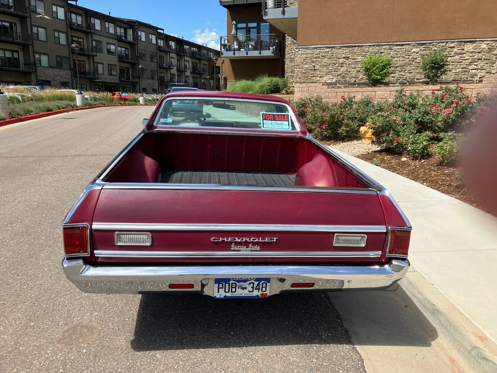 Chevrolet-El-camino-v8-1971-Red-Tan-2