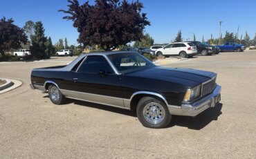 Chevrolet-El-camino-v8-1978-Black-Black