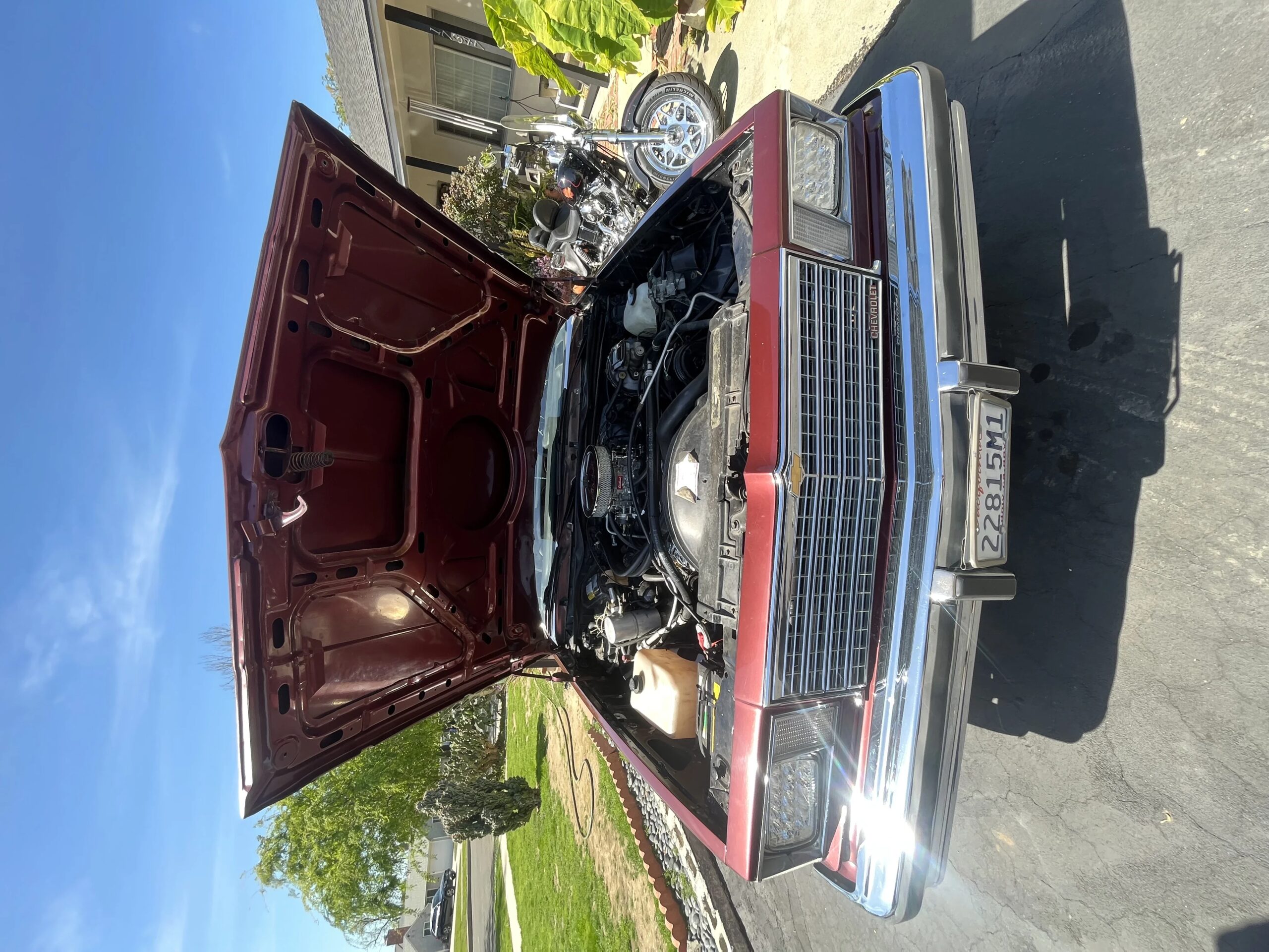 Chevrolet-El-camino-v8-1979-Burgundy-Black-17