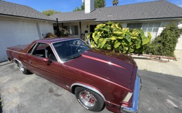 Chevrolet-El-camino-v8-1979-Burgundy-Black