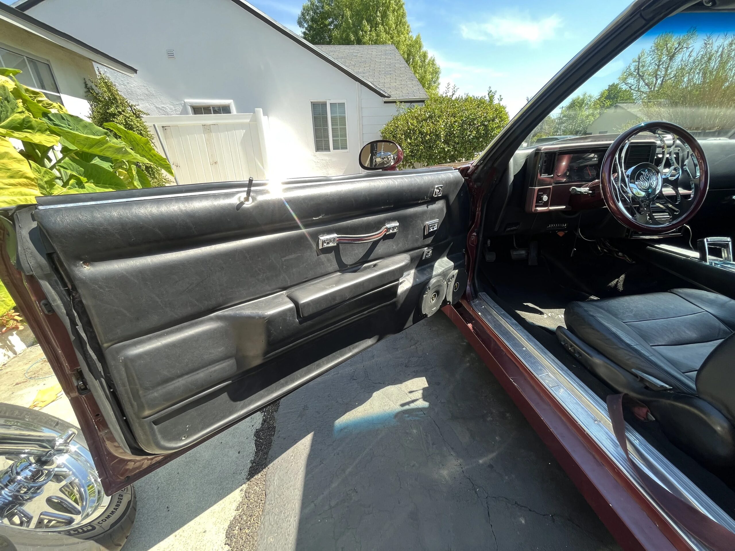 Chevrolet-El-camino-v8-1979-Burgundy-Black-4