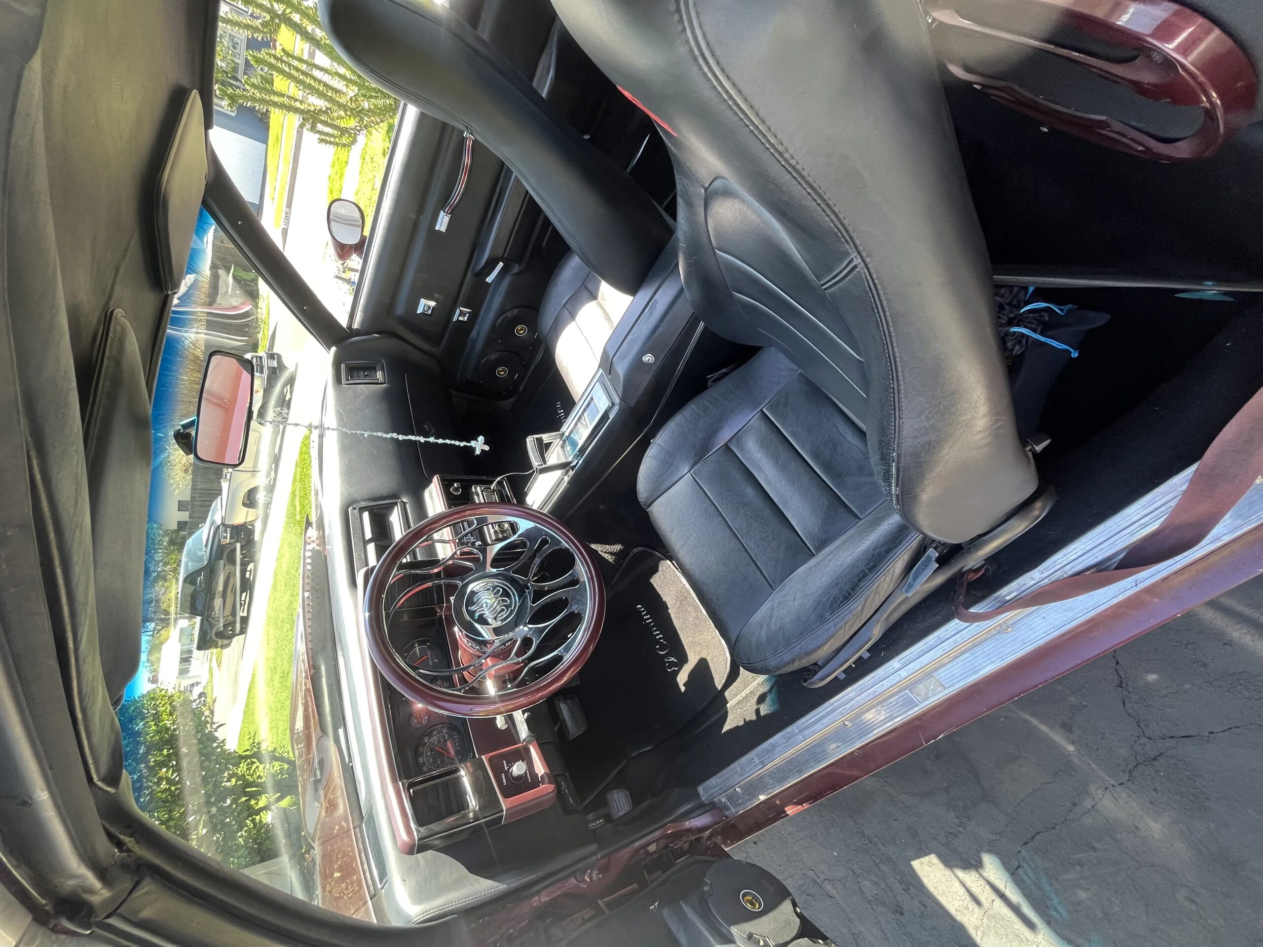 Chevrolet-El-camino-v8-1979-Burgundy-Black-5