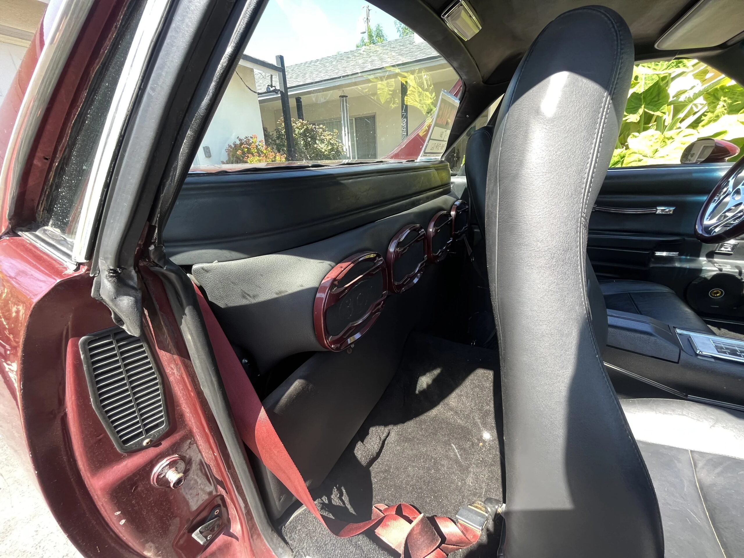 Chevrolet-El-camino-v8-1979-Burgundy-Black-8