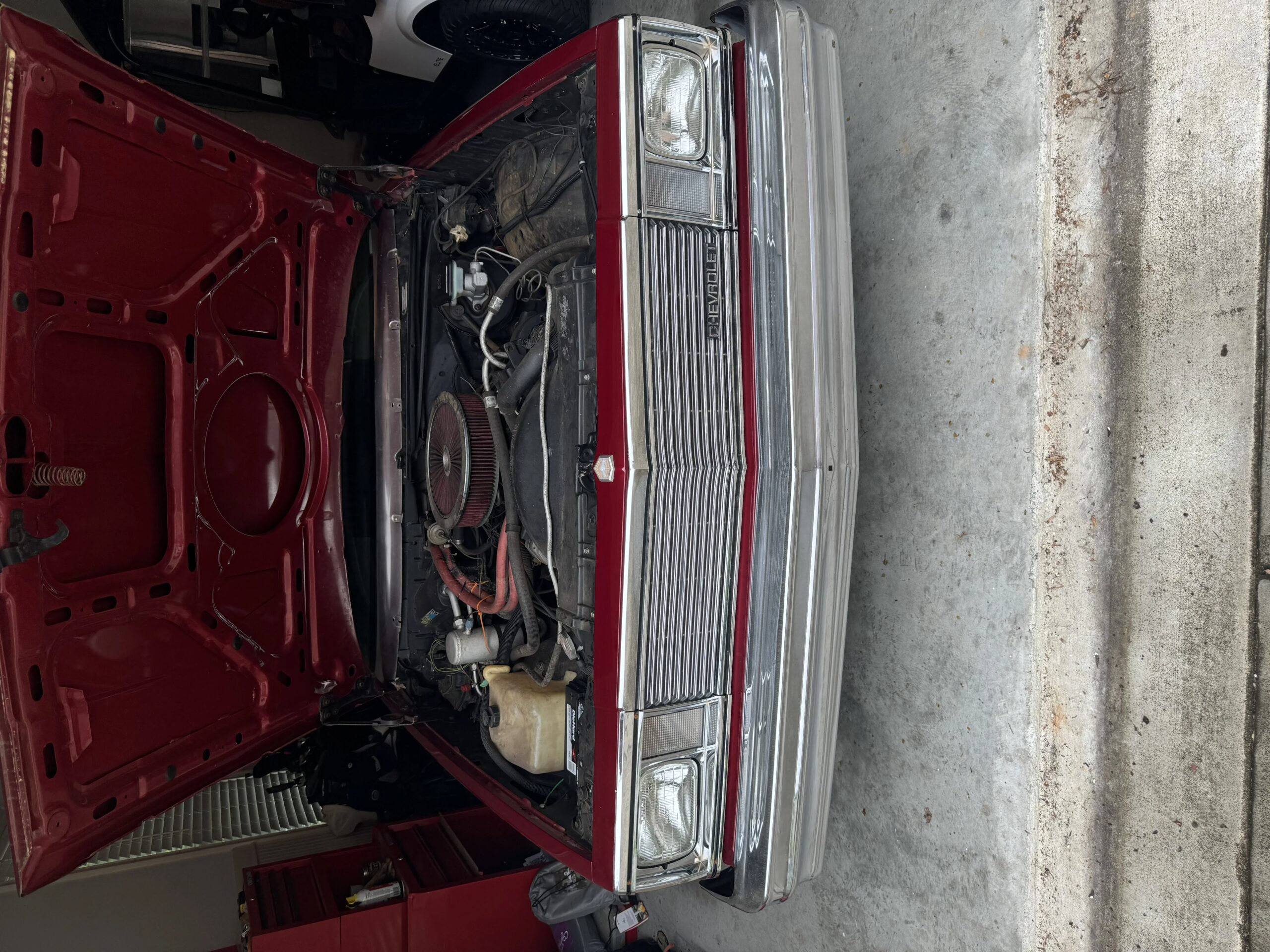 Chevrolet-El-camino-v8-1981-Red-Black-2