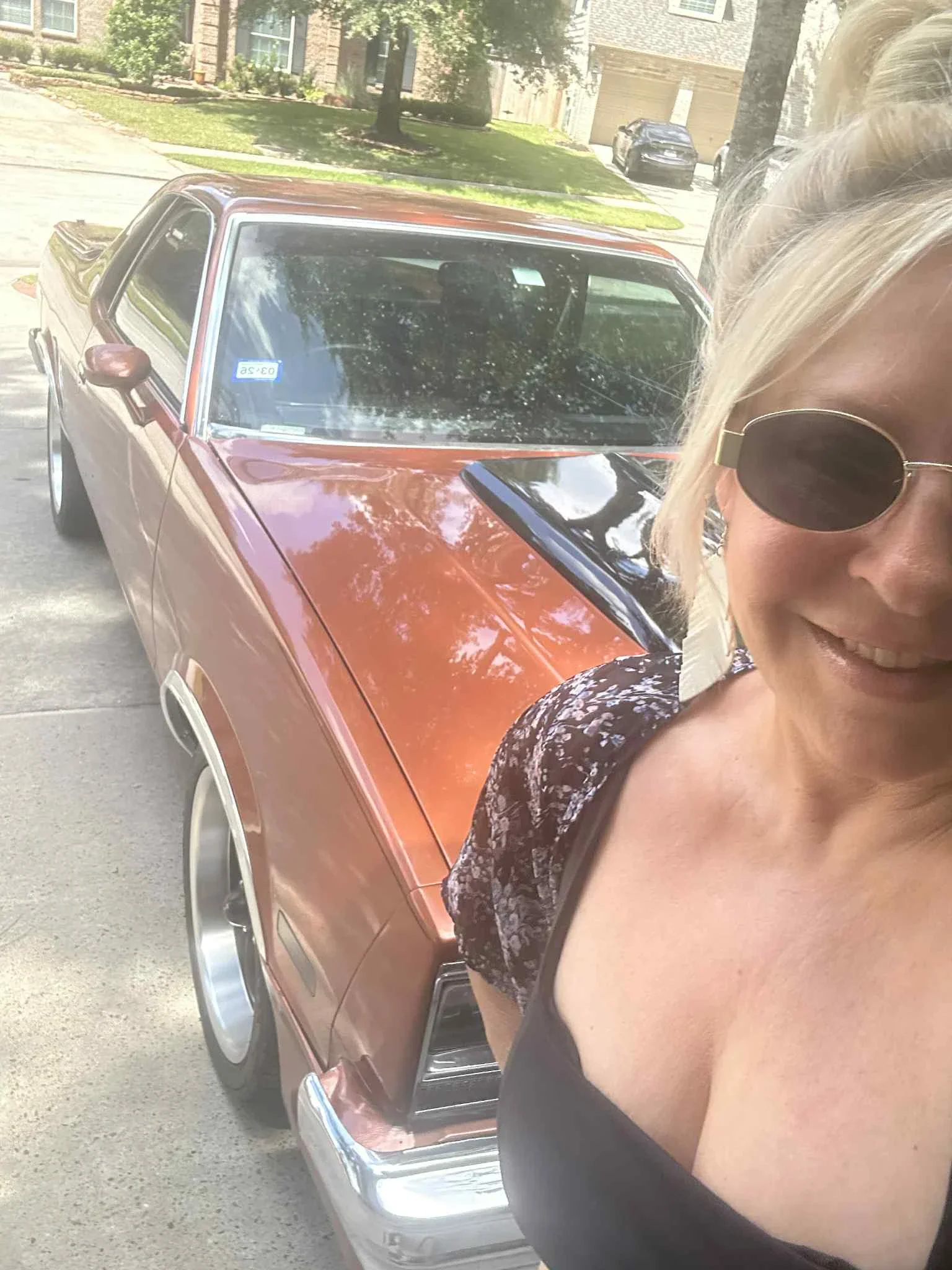 Chevrolet-El-camino-v8-1984-Orange-Black-2