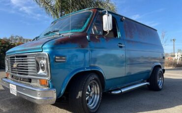 Chevrolet-G10-1979-Blue-Brown-18