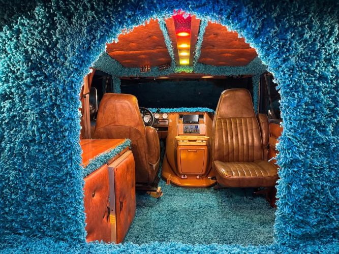 Chevrolet-G10-1979-Blue-Brown-9
