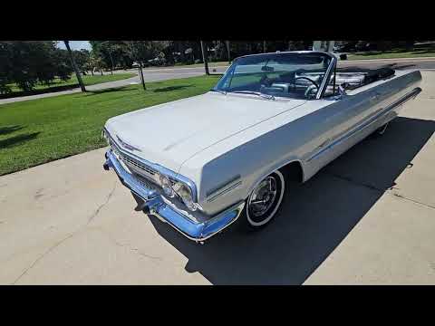 Chevrolet-Impala-ss-1963-White-Black