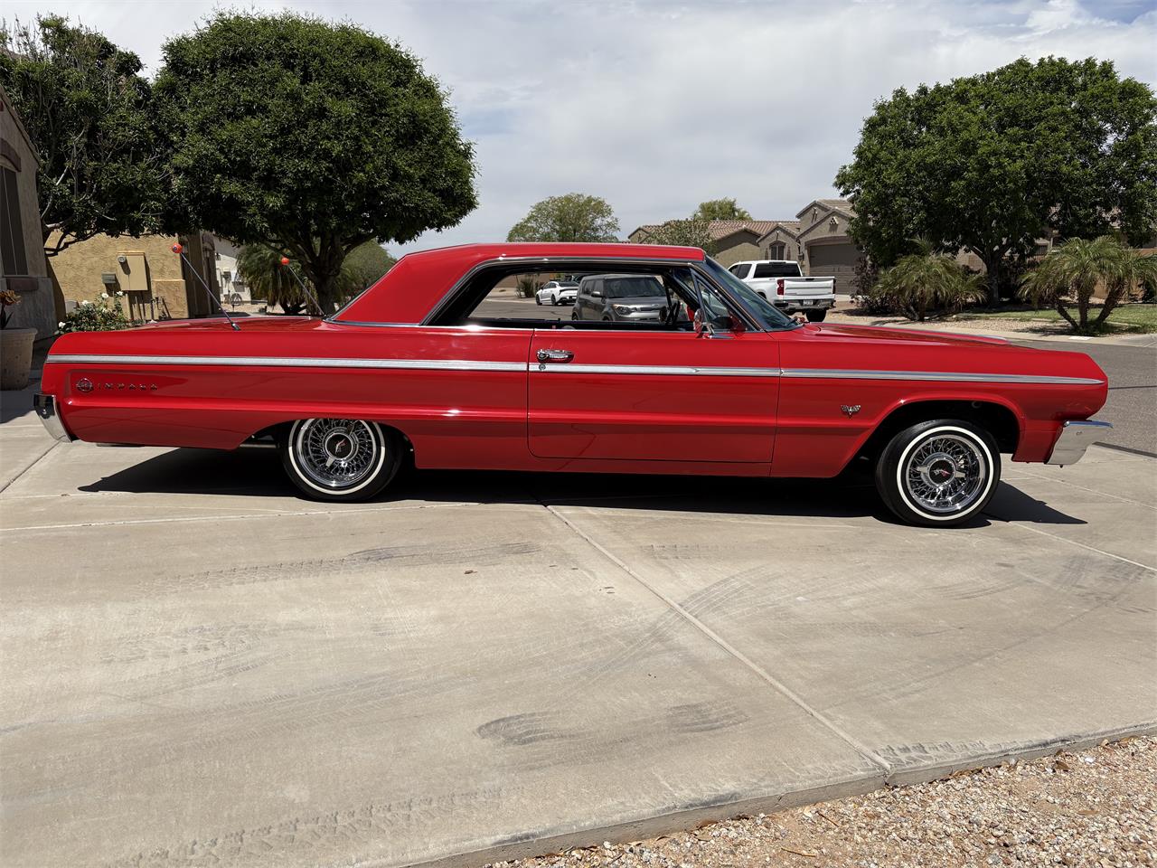 Chevrolet-Impala-ss-1964-red-black