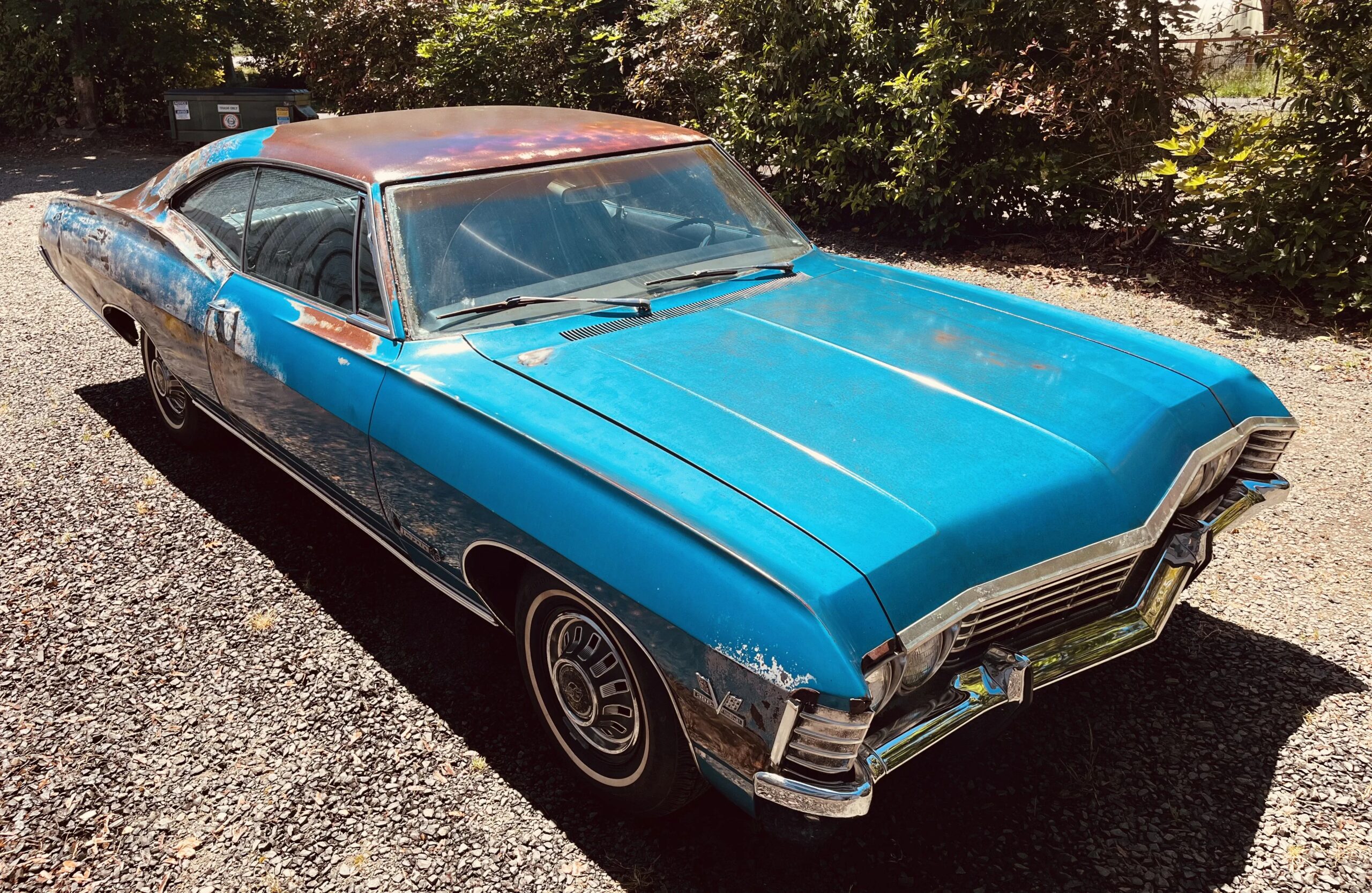 Chevrolet-Impala-ss-1967-Blue-Black