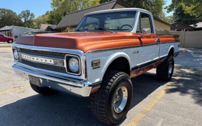 Chevrolet K10 real 4×4 swb CST SPID matches frame and vin ta 1970