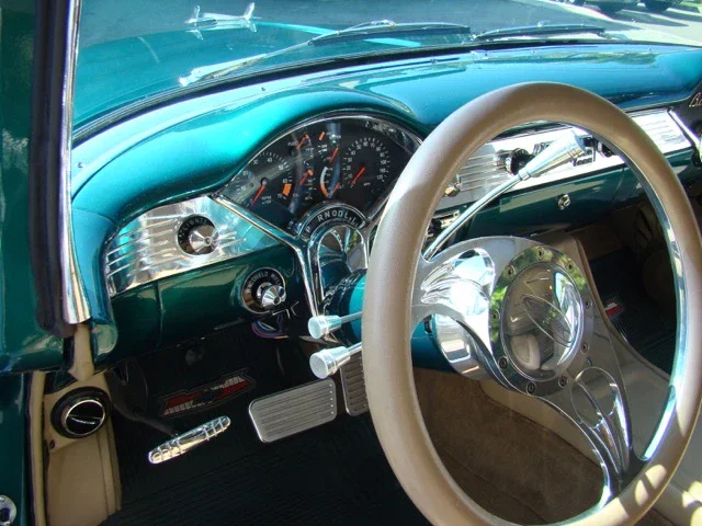 Chevrolet-Nomad-1955-Green-Beige-18