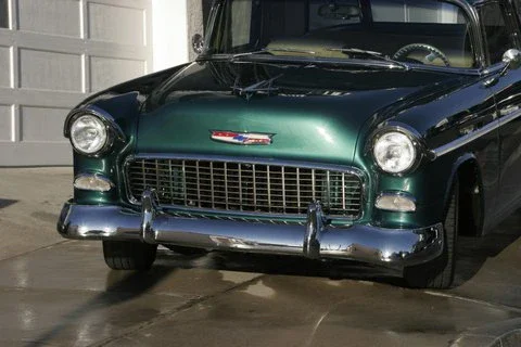 Chevrolet-Nomad-1955-Green-Beige-5