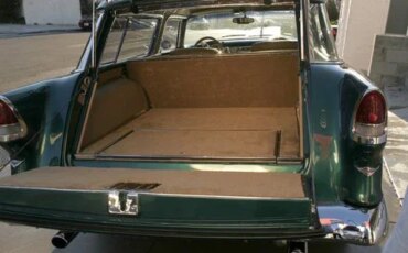 Chevrolet-Nomad-1955-Green-Beige-8
