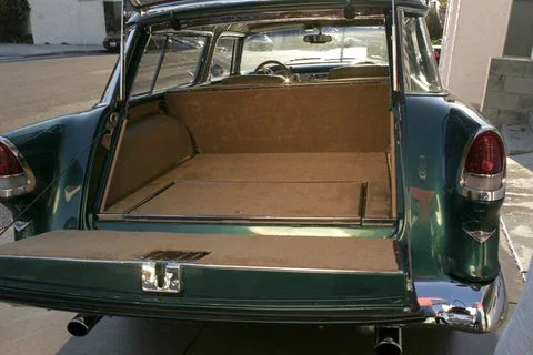 Chevrolet-Nomad-1955-Green-Beige-8
