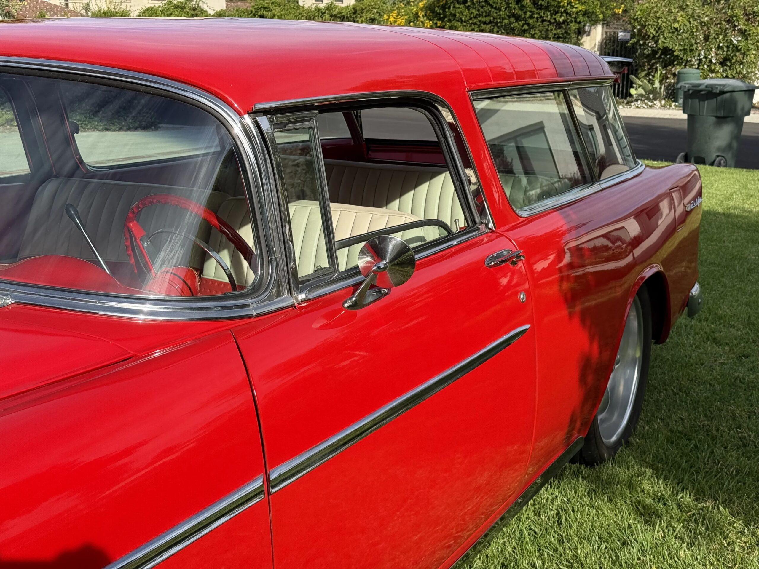 Chevrolet-Nomad-1955-Red-Red-5