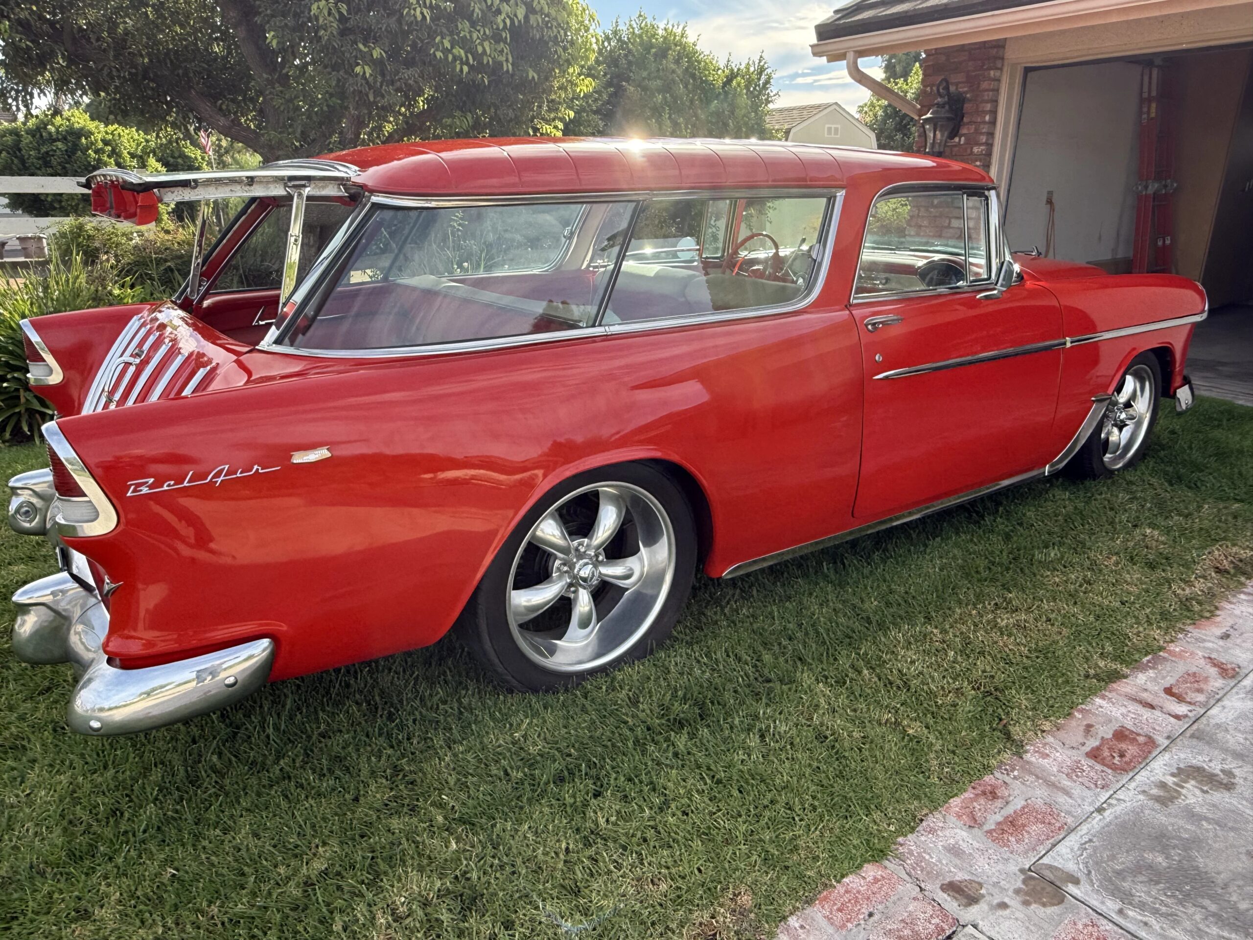 Chevrolet-Nomad-1955-Red-Red-6
