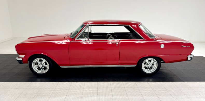 Chevrolet-Nova-1963-Bright-Red-Black-8