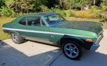 Chevrolet-Nova-1972-Dark-Green-Black-1