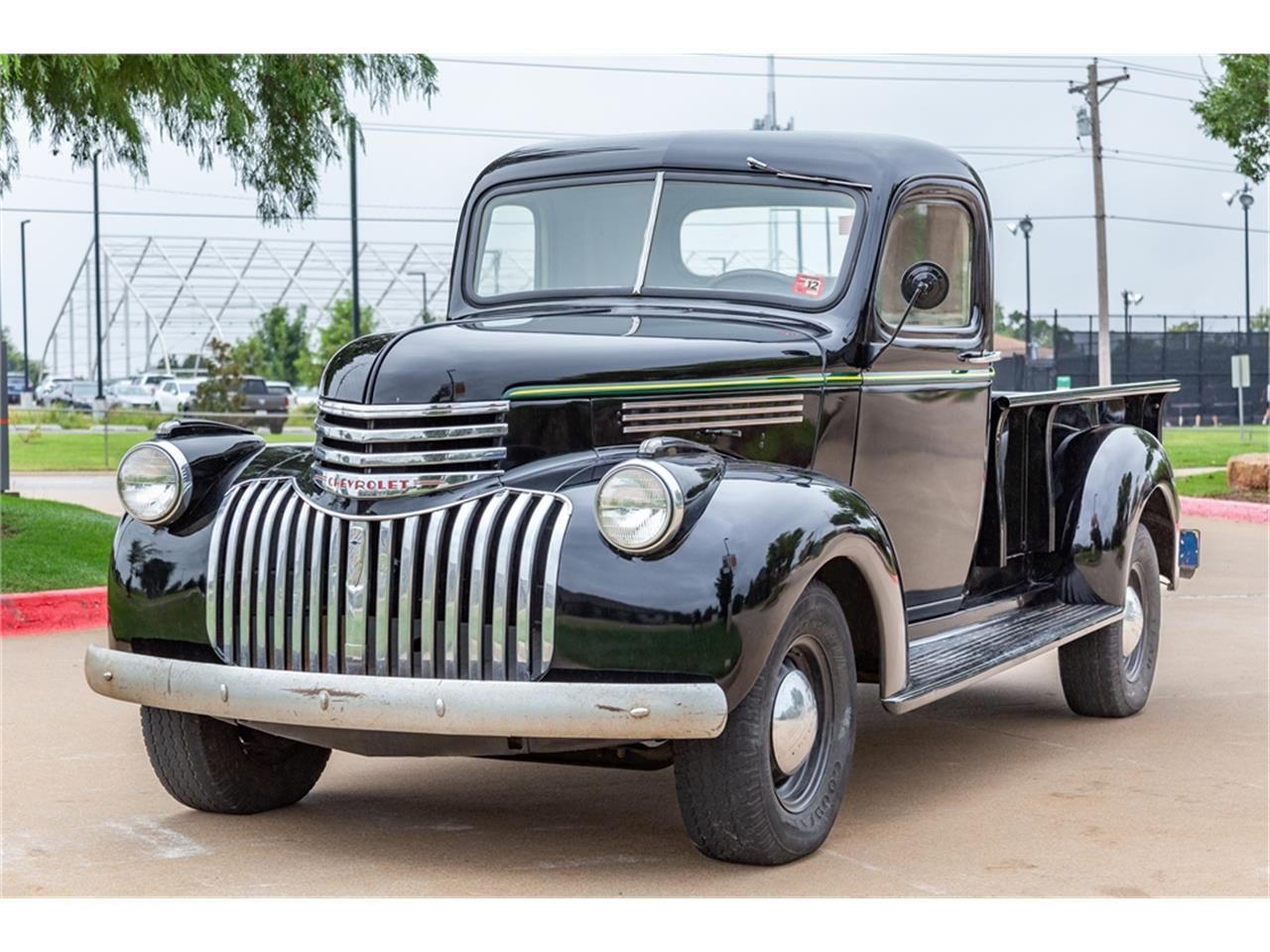 Chevrolet-Pickup-1941-Black-Brown-2