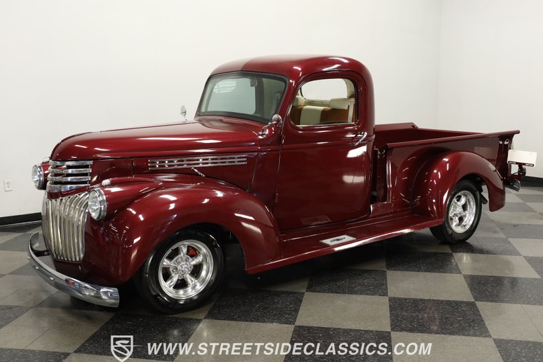 Chevrolet-Pickup-1946-Burgundy-Maroon-BronzeCream-16