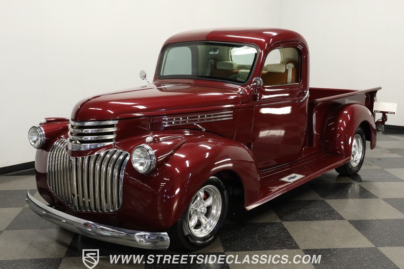 Chevrolet-Pickup-1946-Burgundy-Maroon-BronzeCream-19