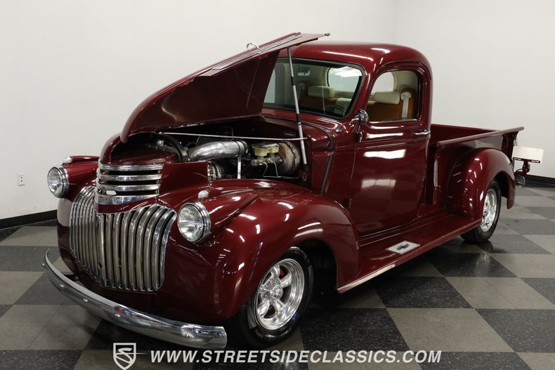 Chevrolet-Pickup-1946-Burgundy-Maroon-BronzeCream-33