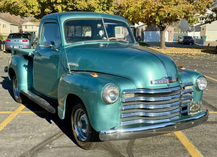 Chevrolet-Pickup-1949-Blue-Black