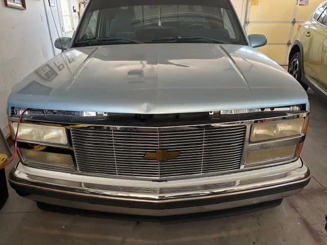 Chevrolet-Silverado-1500-2wd-extended-cab-1991-Custom-Blue-2