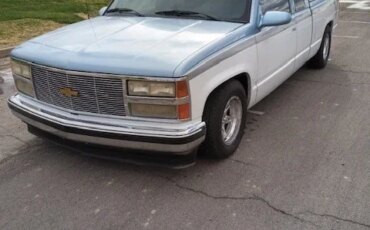 Chevrolet-Silverado-1500-2wd-extended-cab-1991-Custom-Blue