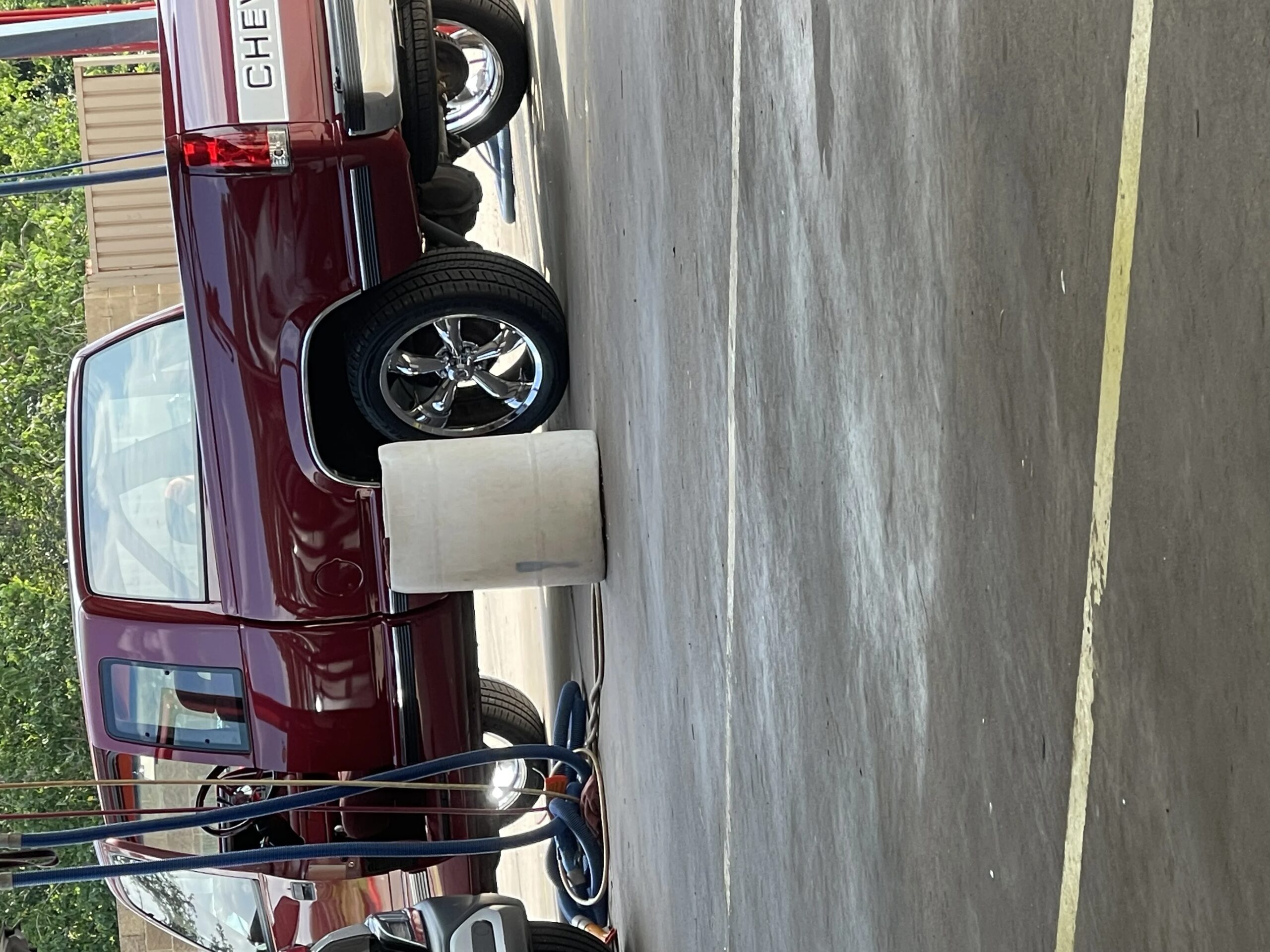 Chevrolet-Silverado-1500-2wd-extended-cab-1992-Burgundy-Burgundy-37